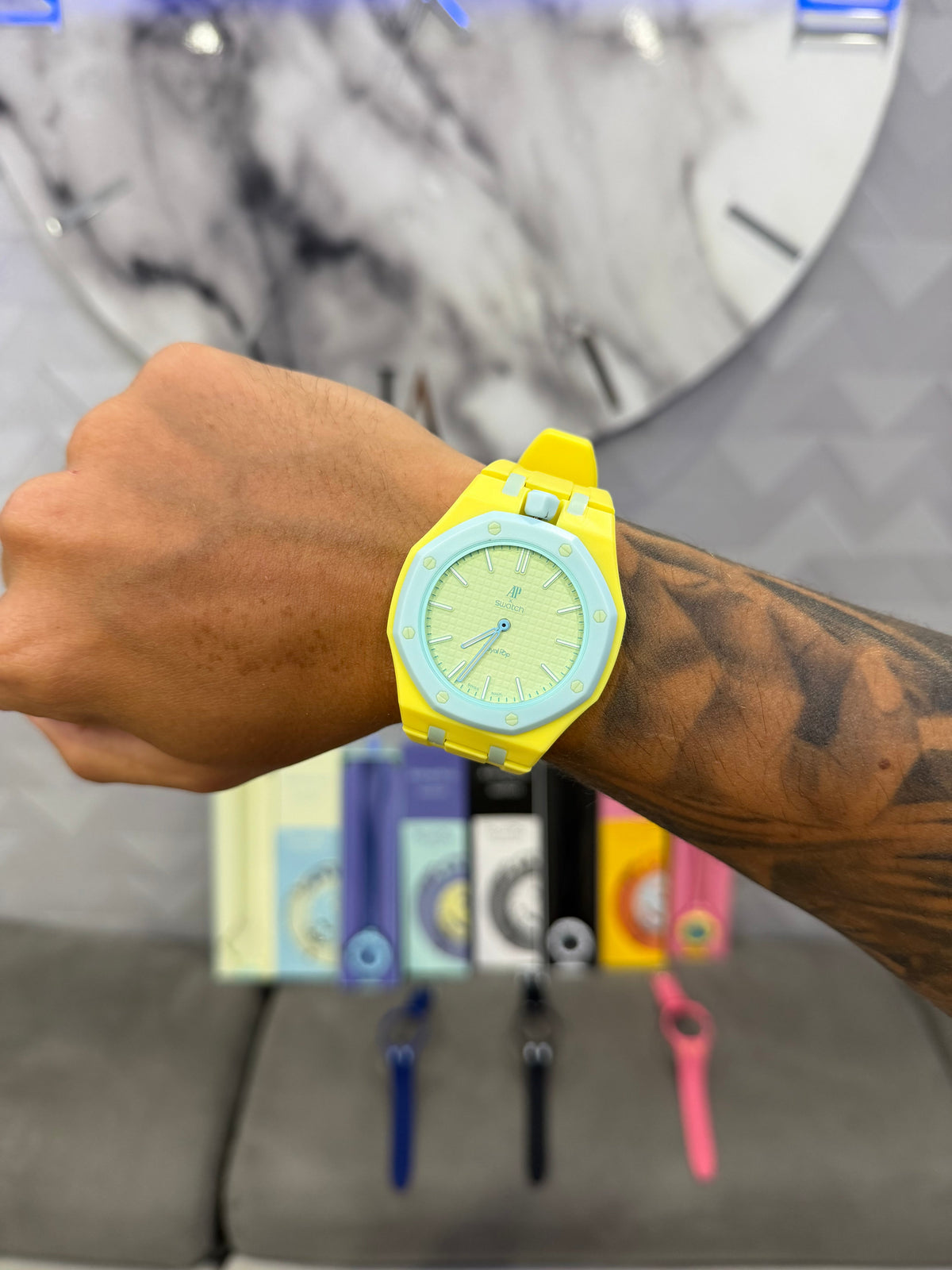 AP X Swatch — Giallo / Azzurro