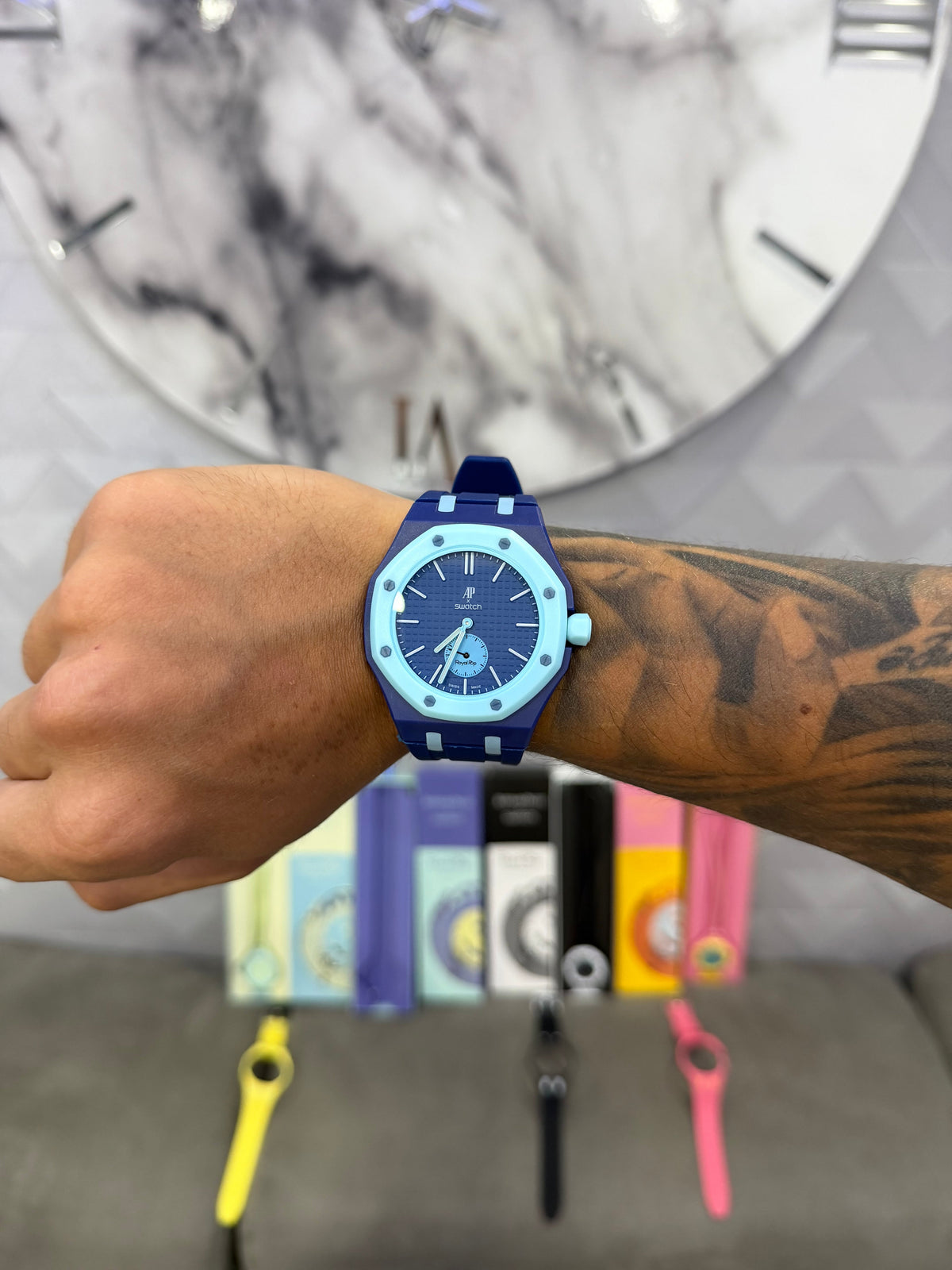 AP X Swatch — Blu / Azzurro